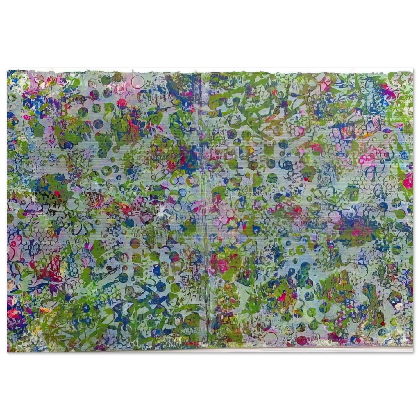 Fog In The Hollow - Sam Gilliam Brushed Aluminum Print - 70x100 cm / 28x40 inches | Sam Gilliam Aluminum Print | Sam Gilliam Prints