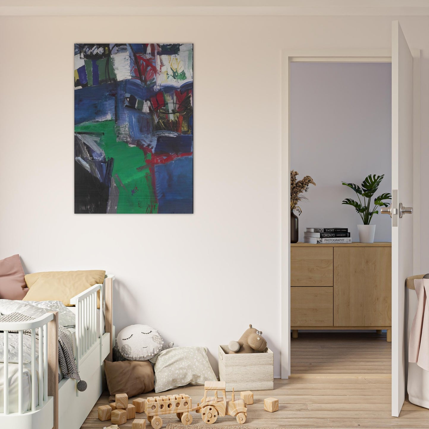 SHINNECOCK CANAL 1957 - Grace Hartigan Brushed Aluminum Print - 70x100 cm / 28x40 inches | Grace Hartigan Aluminum Print | Grace Hartigan Prints