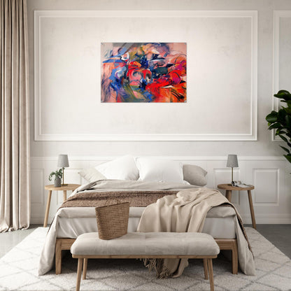 Fanfare - 1968 - Miriam Schapiro Acrylic Print - 70x100 cm / 28x40″ inches | Miriam Schapiro Wall Art | Miriam Schapiro Prints