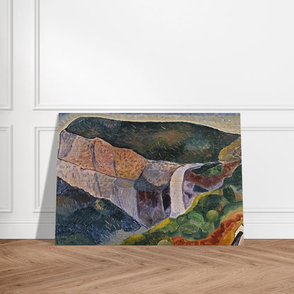 Govett's Leap - 1933 - Grace Cossington Smith Brushed Aluminum Print - 70x100 cm / 28x40 inches | Grace Cossington Smith Aluminum Print | Grace Cossington Smith Prints