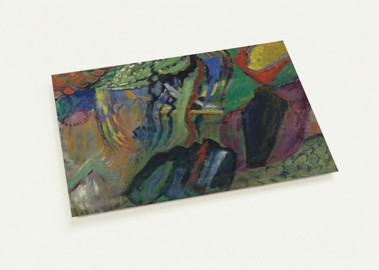 ABSTRACT COMPOSITION By Gabriele Munter Pack of 10 Post Cards | Gabriele Munter Post Cards | A6 (10.5 x 14.8 cm) - 4.1 x 5.8 inches
