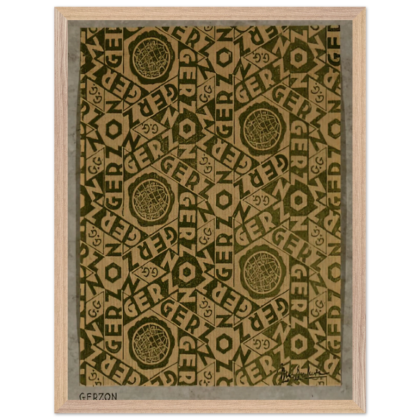 MC Escher - ESCHER (19) Wall Art - 21x29.7 cm / 8x12" - Premium Wooden Framed Poster With Fine Art Paper - Wood frame