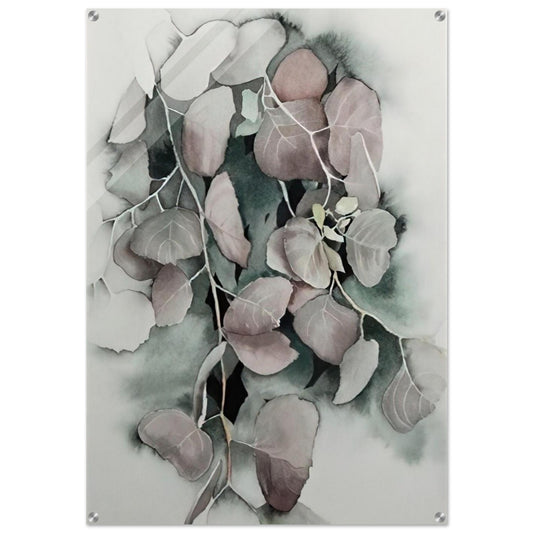 Autumn Leaves - Eyvind Earle Acrylic Print - 70x100 cm / 28x40″ inches