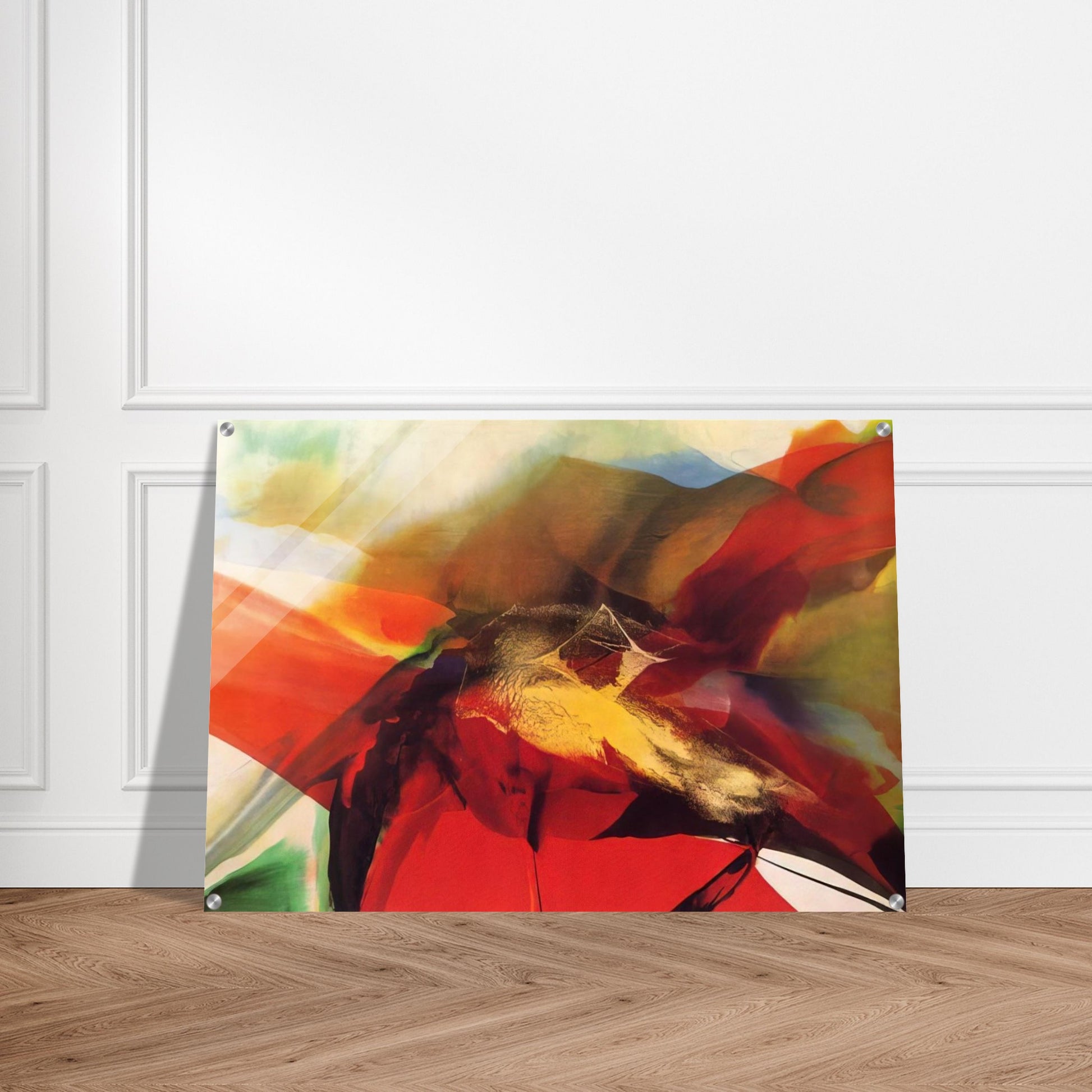 Phenomena Day of Zagorsk - 1966 - Paul Jenkins Acrylic Print - 70x100 cm / 28x40″ inches | Paul Jenkins Wall Art | Paul Jenkins Prints