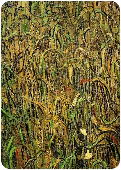 Ears of Wheat By Vincent van Gogh Pack of 10 Post Cards | Vincent van Gogh Post Cards | A6 (10.5 x 14.8 cm) - 4.1 x 5.8 inches