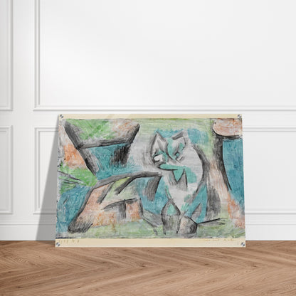 A KIND OF CAT 1937 - Paul Klee Acrylic Print - 70x100 cm / 28x40″ inches