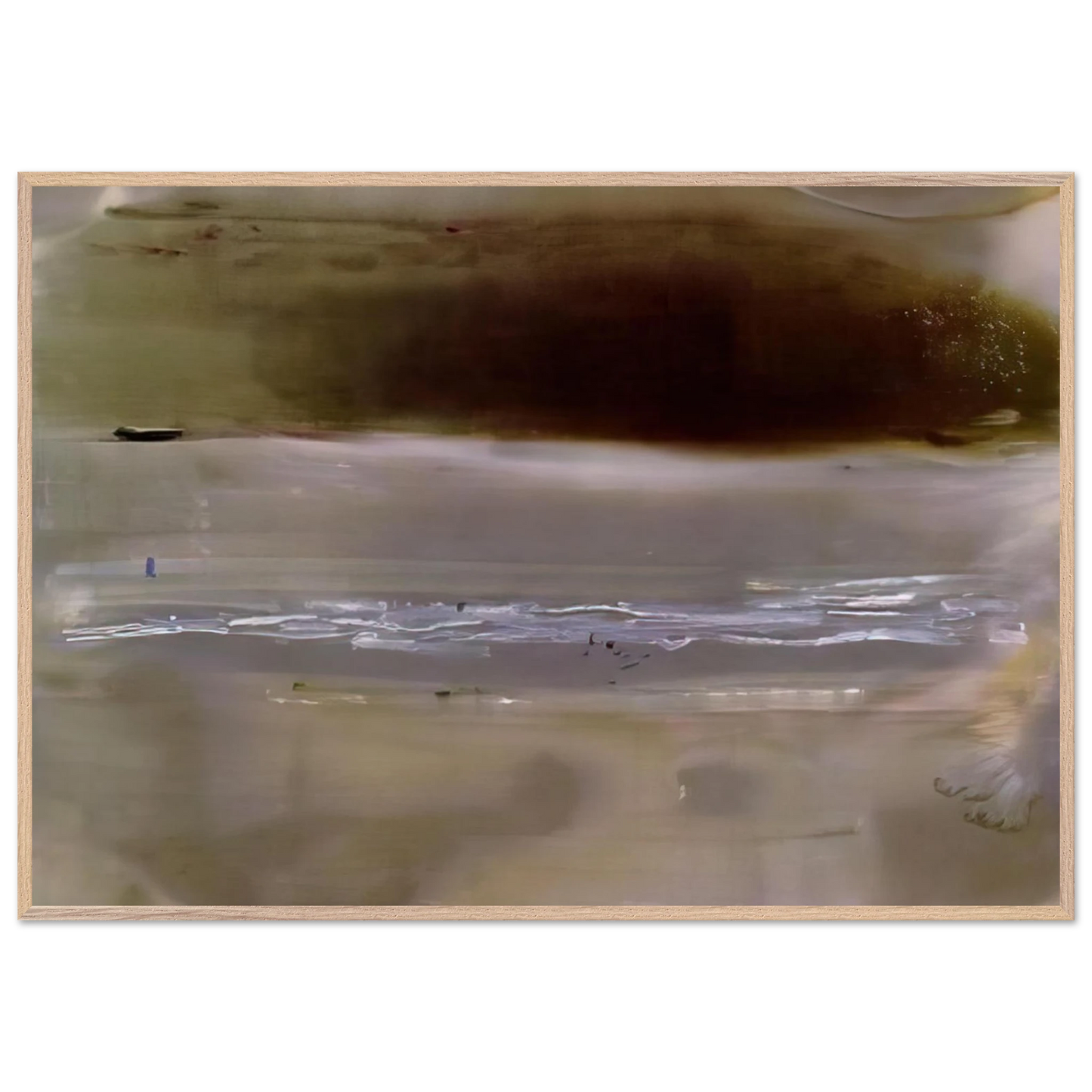 Helen Frankenthaler - Viewpoint II - 1979 Wall art - 30x45 cm / 12x18 inches - Premium Wooden Framed Poster With Fine Art Paper-canvas - Black frame
