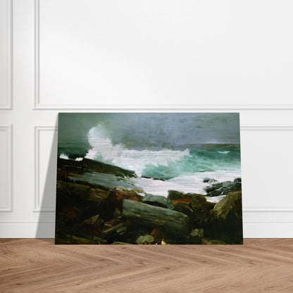 WEATHERBEATEN 1894 - Winslow Homer Brushed Aluminum Print - 70x100 cm / 28x40 inches | Winslow Homer Aluminum Print | Winslow Homer Prints
