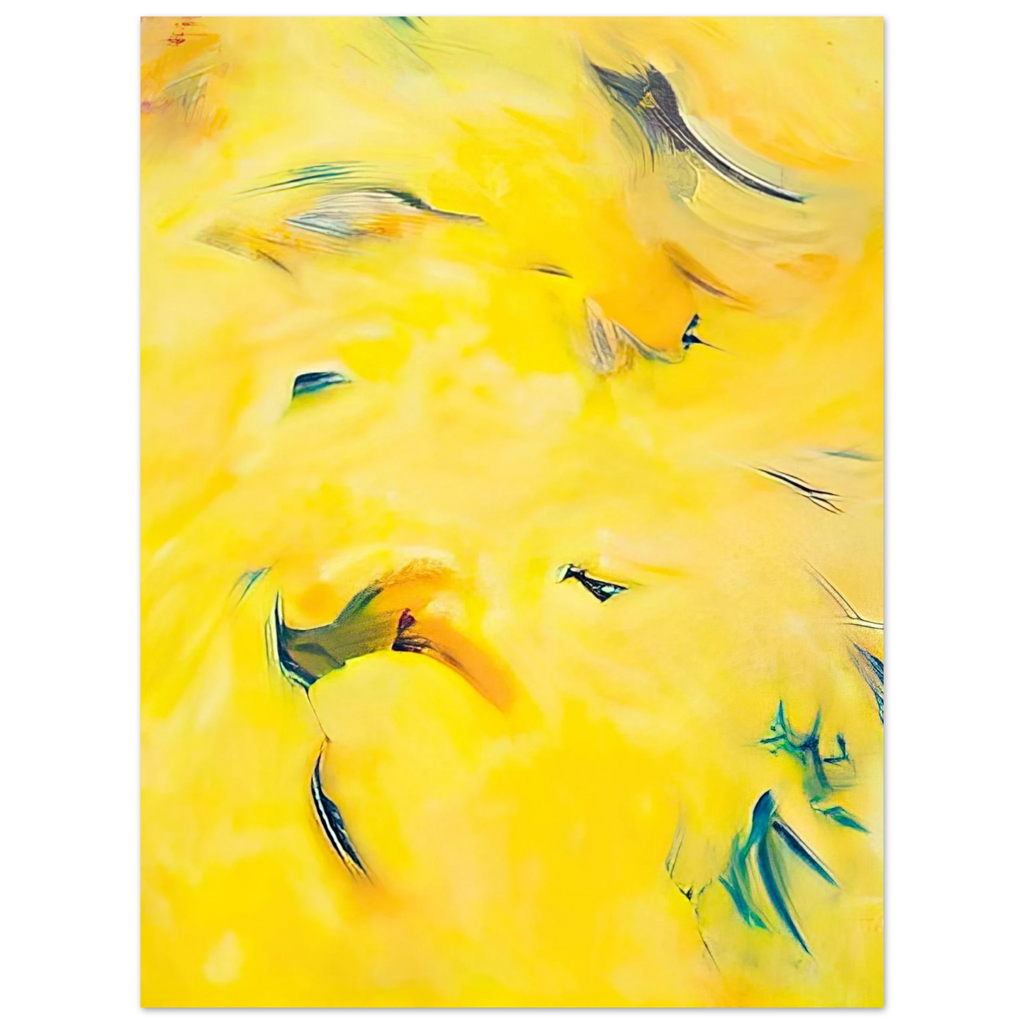 Hassel Smith - Untitled - 1992  75x100 cm / 30x40inches Fine Art Poster