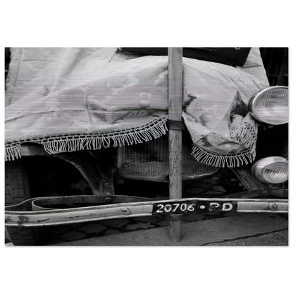 ROME FLEA MARKET V 1952 - Robert Rauschenberg Brushed Aluminum Print - 70x100 cm / 28x40 inches | Robert Rauschenberg Aluminum Print | Robert Rauschenberg Prints