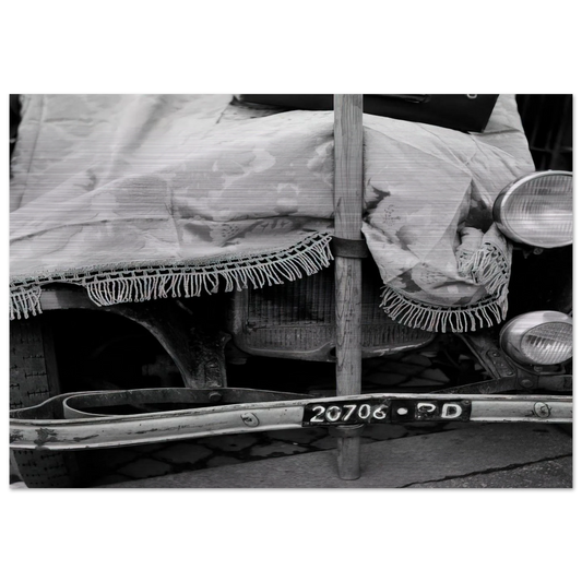 ROME FLEA MARKET V 1952 - Robert Rauschenberg Brushed Aluminum Print - 70x100 cm / 28x40 inches | Robert Rauschenberg Aluminum Print | Robert Rauschenberg Prints