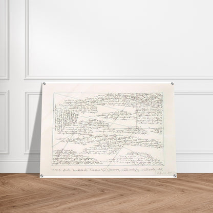 The Location of 14 Points - Sol LeWitt Acrylic Print - 70x100 cm / 28x40″ inches