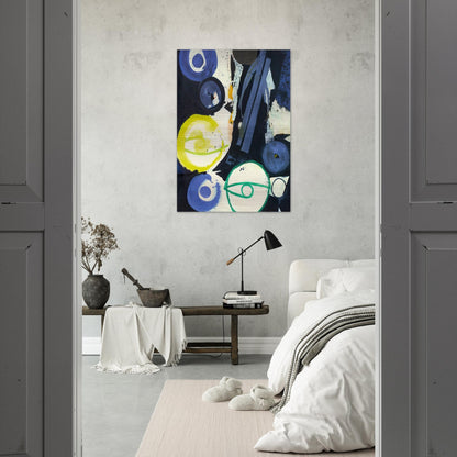 Orakel - 1964 - Ernst Wilhelm Nay Brushed Aluminum Print - 70x100 cm / 28x40 inches | Ernst Wilhelm Nay Aluminum Print | Ernst Wilhelm Nay Prints