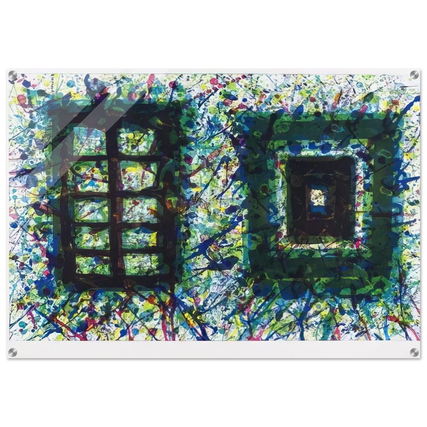 Concert Hall Set III  SF-232  - Sam Francis Acrylic Print - 70x100 cm / 28x40″ inches