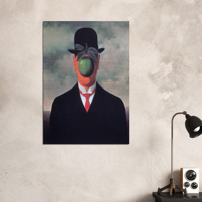 THE GREAT WAR 1964 - Rene Magritte Brushed Aluminum Print - 70x100 cm / 28x40 inches | Rene Magritte Aluminum Print | Rene Magritte Prints