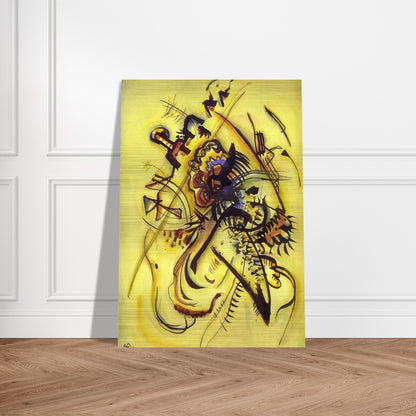 TO THE UNKNOWN VOICE 1916 - Wassily Kandinsky Brushed Aluminum Print - 70x100 cm / 28x40 inches | Wassily Kandinsky Aluminum Print | Wassily Kandinsky Prints