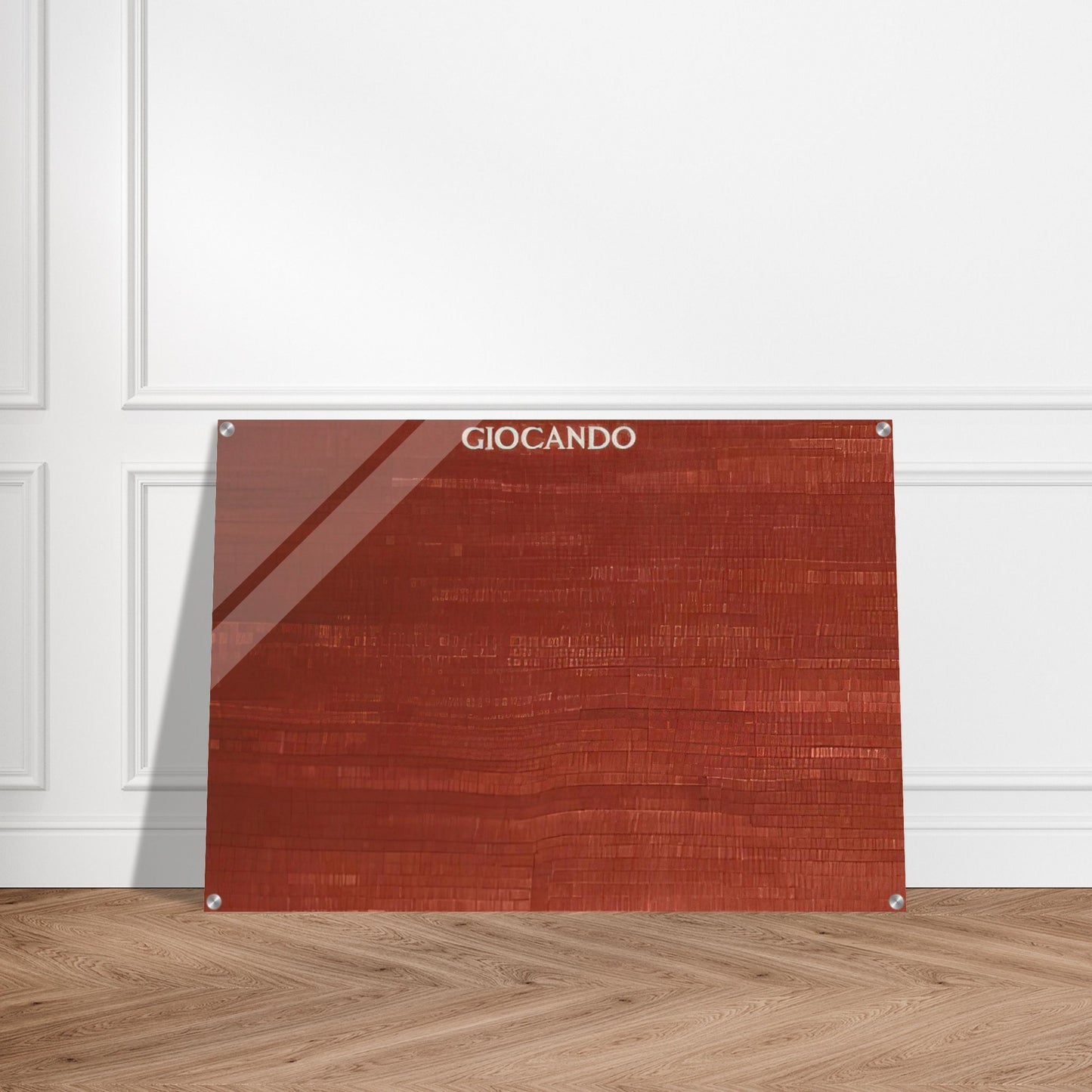 GIOCANDO - Alighiero Boetti Acrylic Print - 70x100 cm / 28x40″ inches | Alighiero Boetti Wall Art | Alighiero Boetti Prints