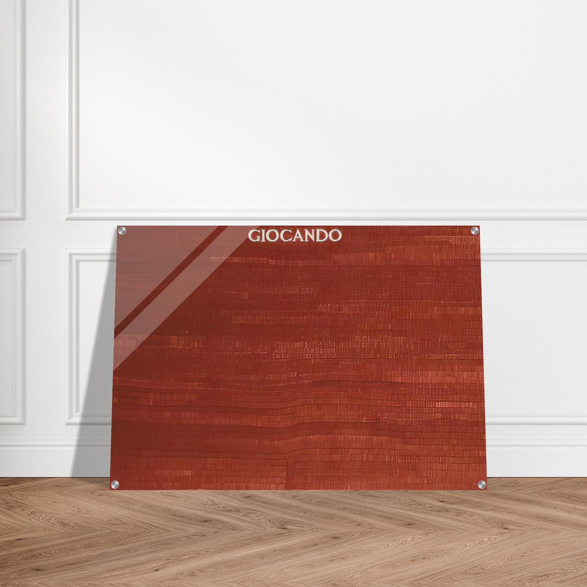 GIOCANDO - Alighiero Boetti Acrylic Print - 70x100 cm / 28x40″ inches | Alighiero Boetti Wall Art | Alighiero Boetti Prints