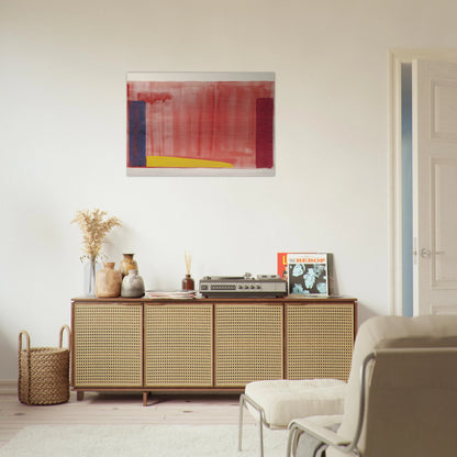 Untitled - Color Field Painting - John Hoyland Brushed Aluminum Print - 70x100 cm / 28x40 inches | John Hoyland Aluminum Print | John Hoyland Prints