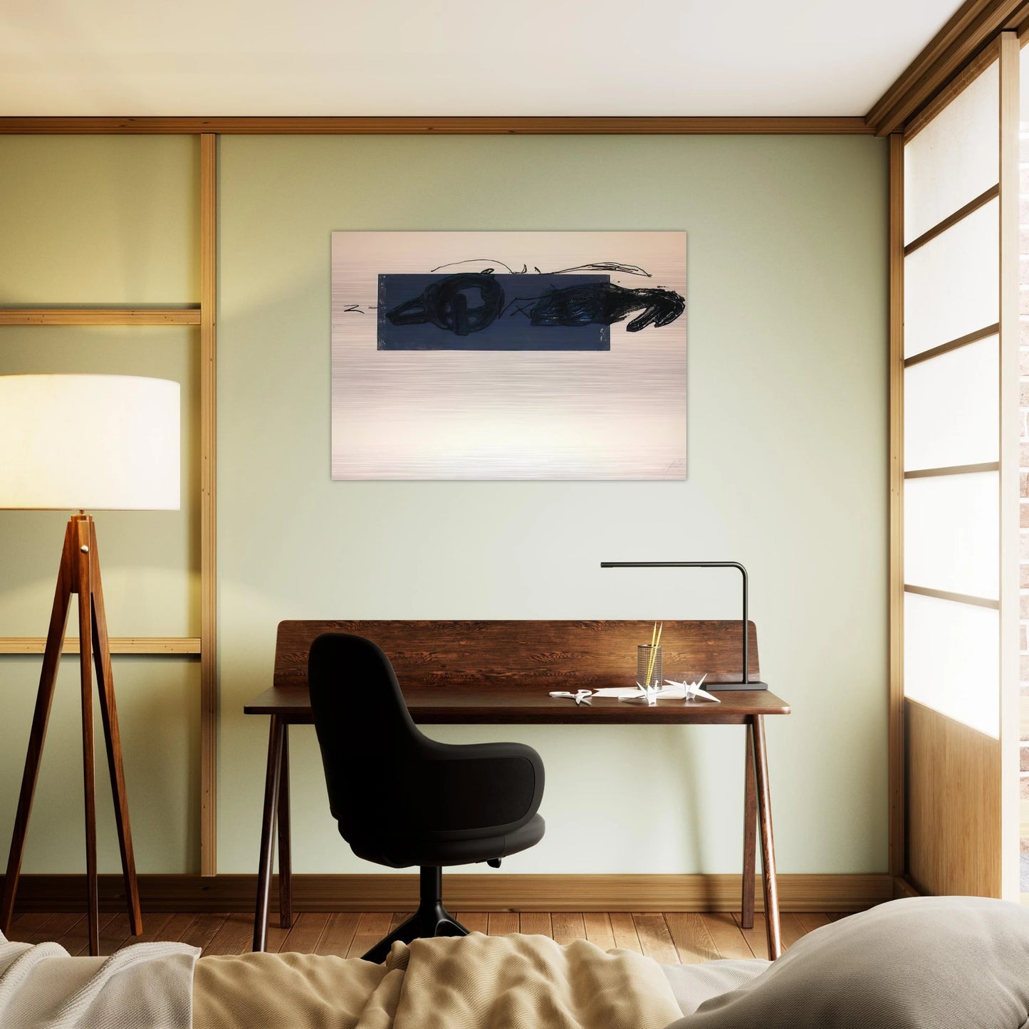Z 1981 - Antoni Tapies Brushed Aluminum Print - 70x100 cm / 28x40 inches | Antoni Tapies Aluminum Print | Antoni Tapies Prints