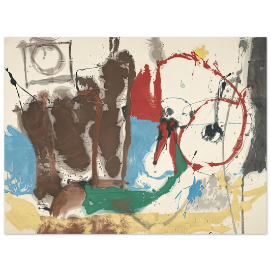 Helen Frankenthaler - Mother Goose Melody, 1959- Wall Art - 21x29.7 cm / 8x12" - Fine Art Poster-canvas - -