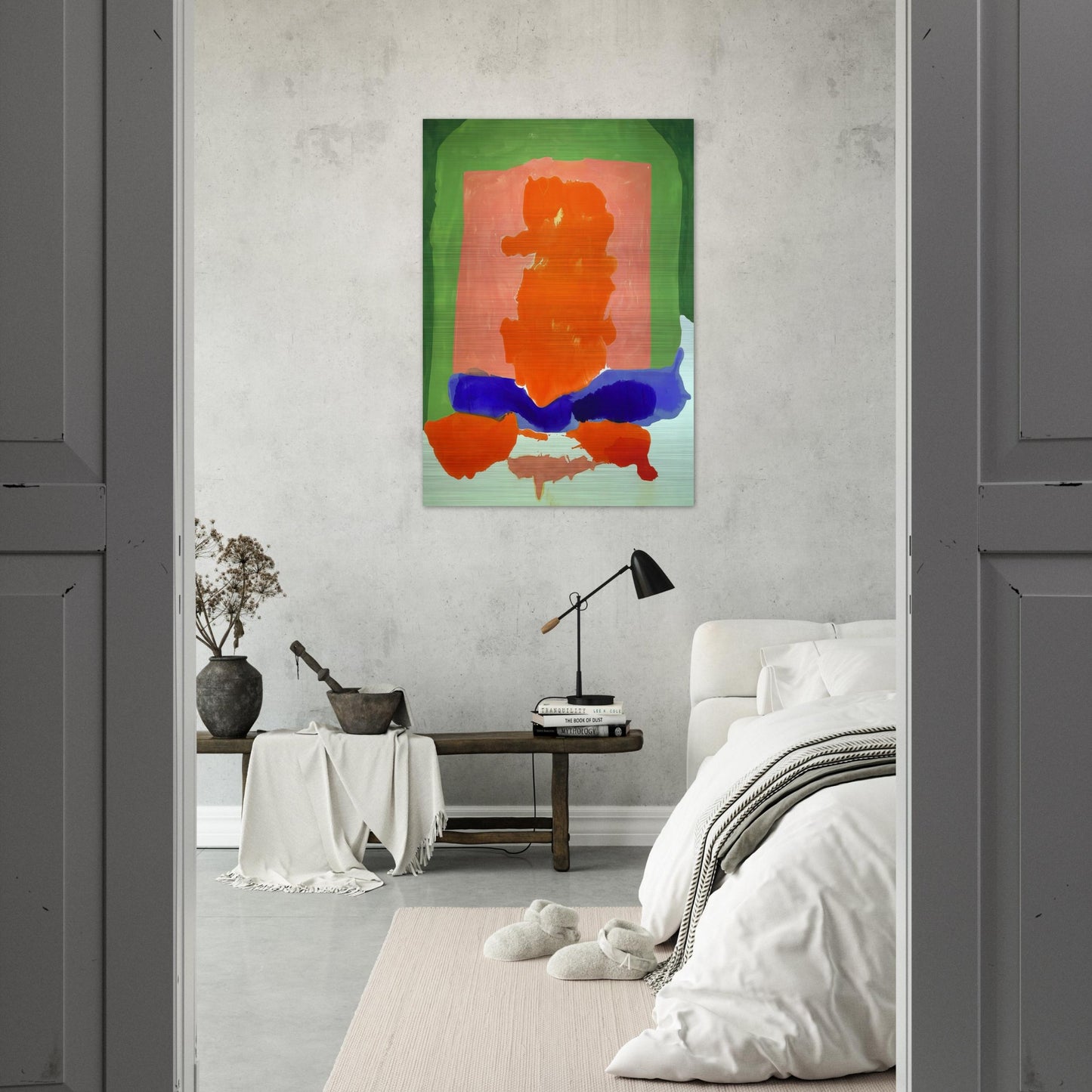 Small s Paradise - 1964 - Helen Frankenthaler Brushed Aluminum Print - 70x100 cm / 28x40 inches | Helen Frankenthaler Aluminum Print | Helen Frankenthaler Prints