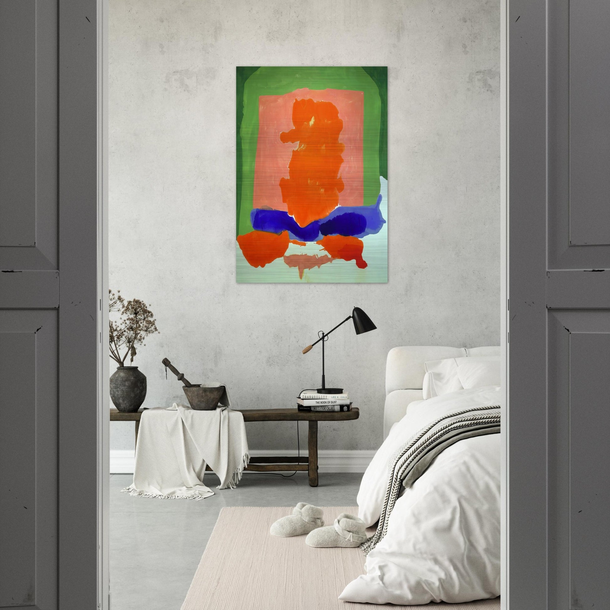 Small s Paradise - 1964 - Helen Frankenthaler Brushed Aluminum Print - 70x100 cm / 28x40 inches | Helen Frankenthaler Aluminum Print | Helen Frankenthaler Prints
