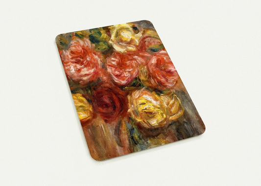 Bouquet of Roses in a Vase By Pierre-Auguste Renoir Pack of 10 Post Cards | Pierre-Auguste Renoir Post Cards | A6 (10.5 x 14.8 cm) - 4.1 x 5.8 inches