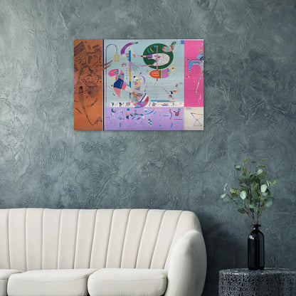 VARIOUS PARTS 1940 - Wassily Kandinsky Brushed Aluminum Print - 70x100 cm / 28x40 inches | Wassily Kandinsky Aluminum Print | Wassily Kandinsky Prints