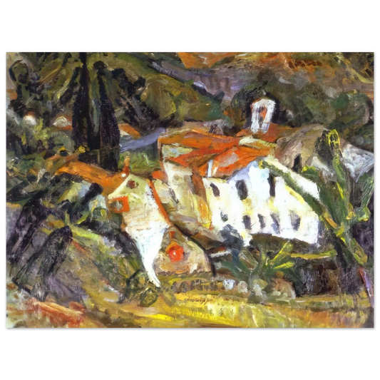 Chaim Soutine - CERET LANSCAPE  75x100 cm / 30x40inches Fine Art Poster