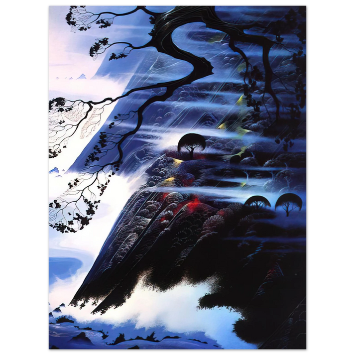 Eyvind Earle - Fog Light  75x100 cm / 30x40inches Fine Art Poster