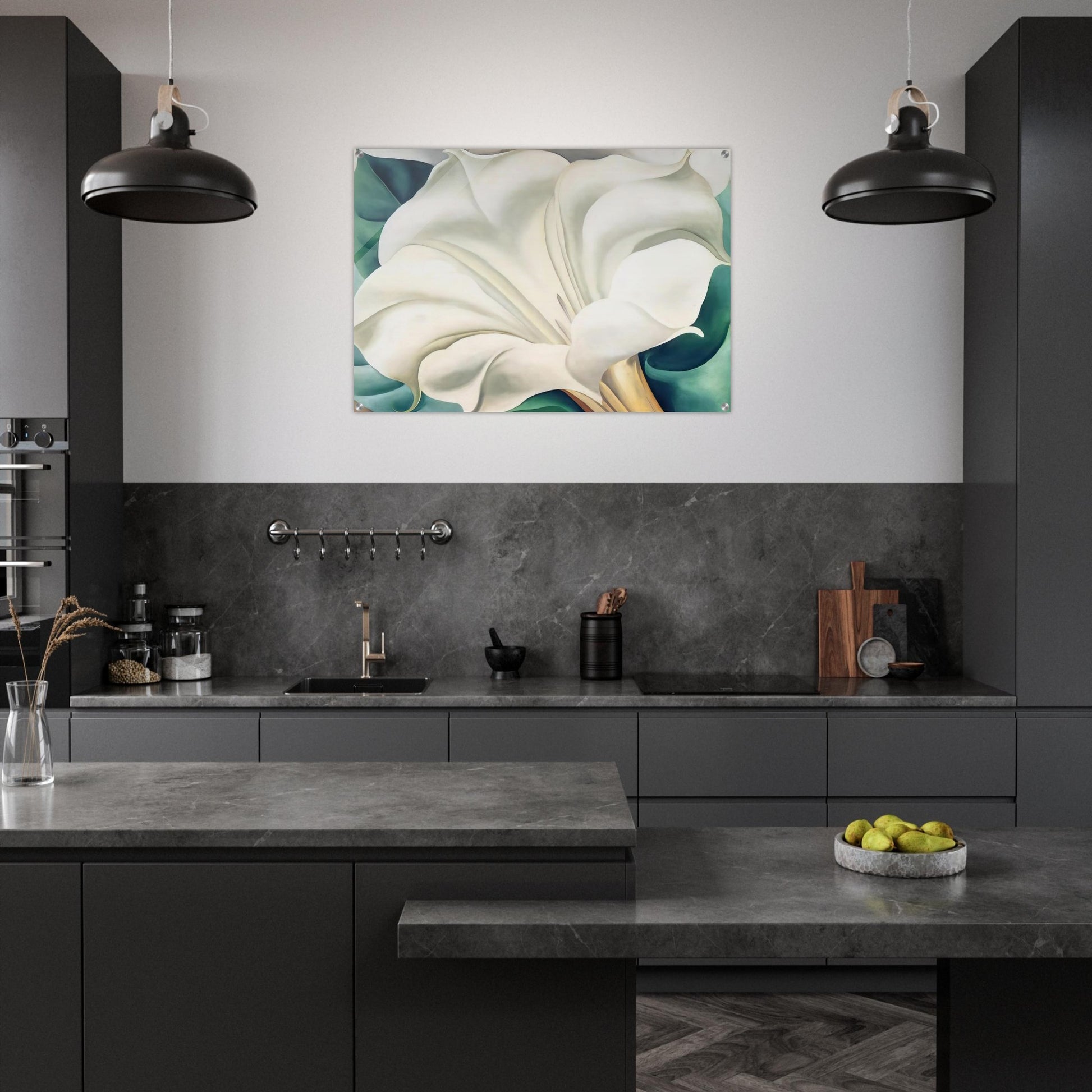 Jimson Weed 2 - Georgia O'Keeffe Acrylic Print - 70x100 cm / 28x40″ inches