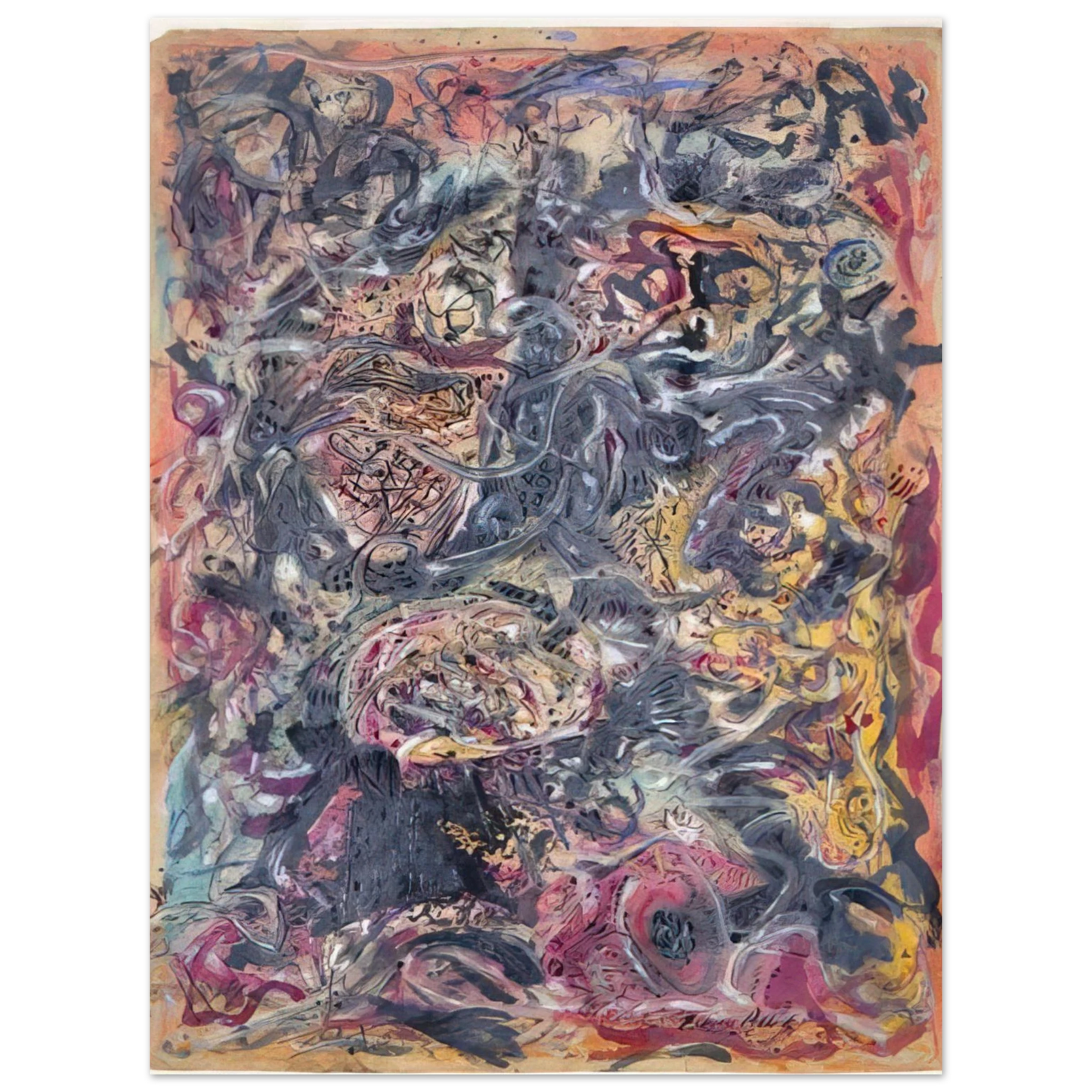 Jackson Pollock - PATTERN  75x100 cm / 30x40inches Fine Art Poster