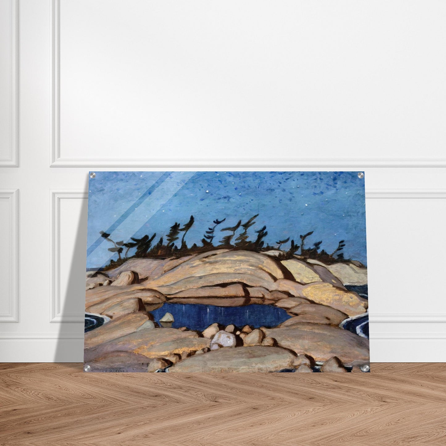 Night Pine Island - 1921 - A.Y. Jackson Acrylic Print - 70x100 cm / 28x40″ inches