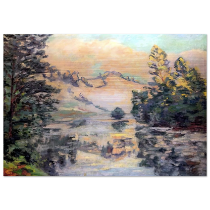 Landscape of Creuse - 1897 - Armand Guillaumin Brushed Aluminum Print - 70x100 cm / 28x40 inches | Armand Guillaumin Aluminum Print | Armand Guillaumin Prints