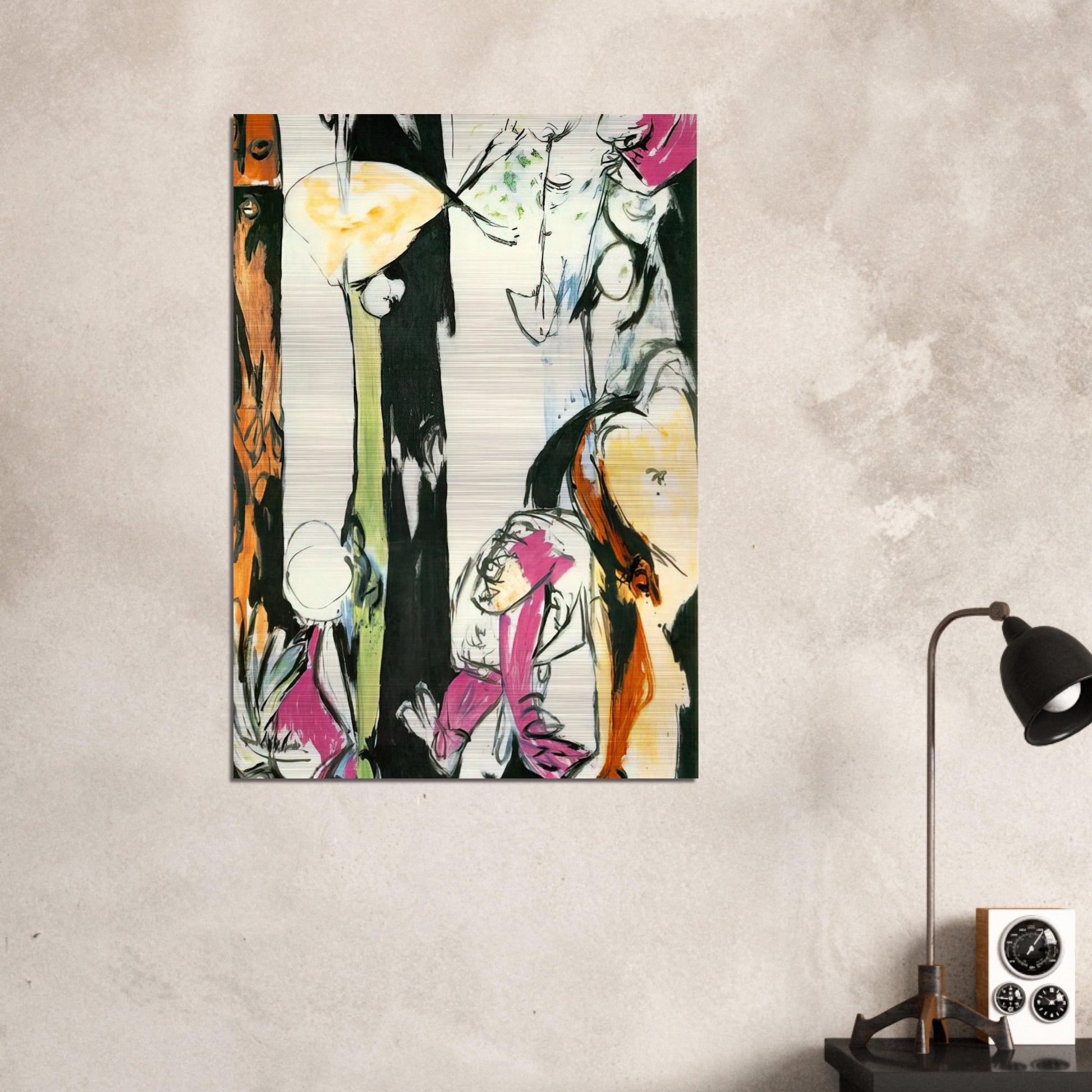 EASTER AND THE TOTEM - Jackson Pollock Brushed Aluminum Print - 70x100 cm / 28x40 inches | Jackson Pollock Aluminum Print | Jackson Pollock Prints