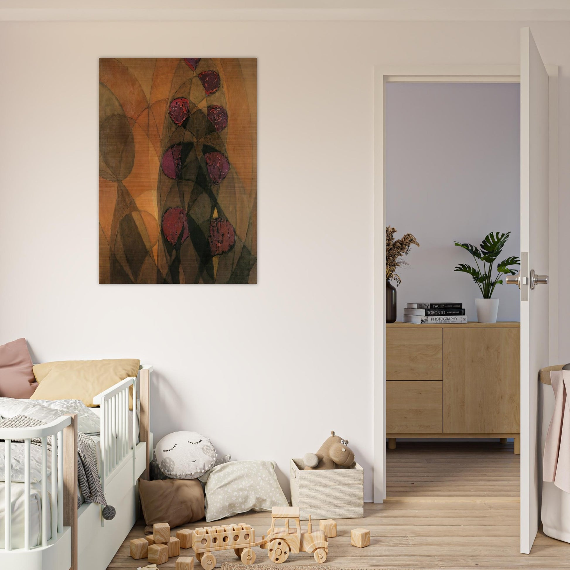 Warm Chromatics - Frantisek Kupka Brushed Aluminum Print - 70x100 cm / 28x40 inches | Frantisek Kupka Aluminum Print | Frantisek Kupka Prints
