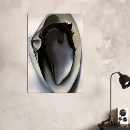 Clam and mussel - Georgia O'Keeffe Brushed Aluminum Print - 70x100 cm / 28x40 inches | Georgia O'Keeffe Aluminum Print | Georgia O'Keeffe Prints