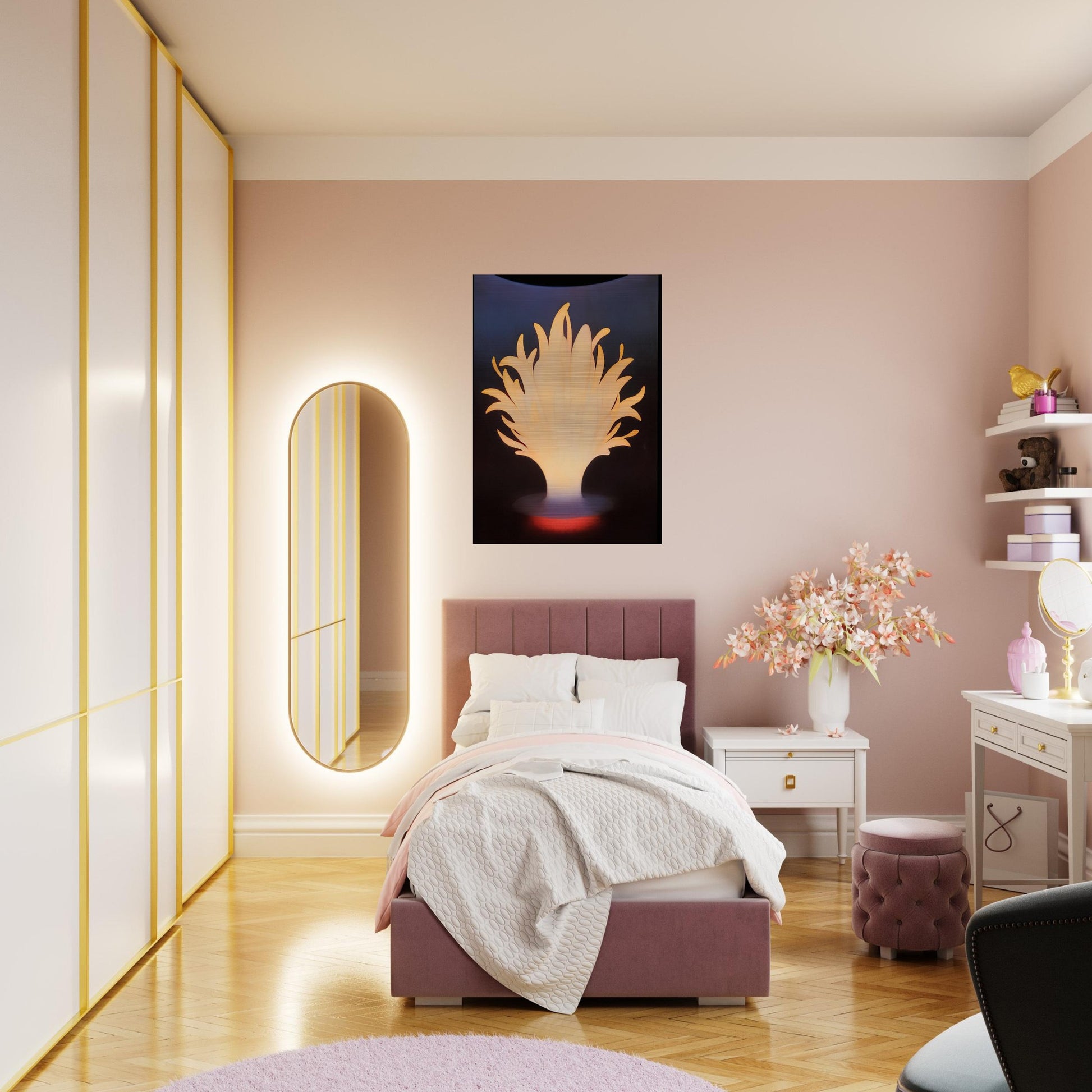 The Voice - 1930 - Agnes Lawrence Pelton Brushed Aluminum Print - 70x100 cm / 28x40 inches | Agnes Lawrence Pelton Aluminum Print | Agnes Lawrence Pelton Prints