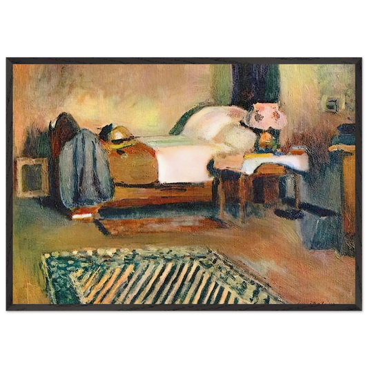 MY ROOM IN AJACCIO 1889 - Henri Matisse 70x100 cm / 28x40 inches Framed Art Print – Black Wooden Frame