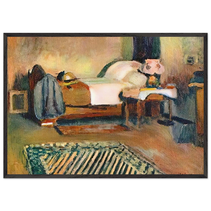 MY ROOM IN AJACCIO 1889 - Henri Matisse 70x100 cm / 28x40 inches Framed Art Print – Black Wooden Frame