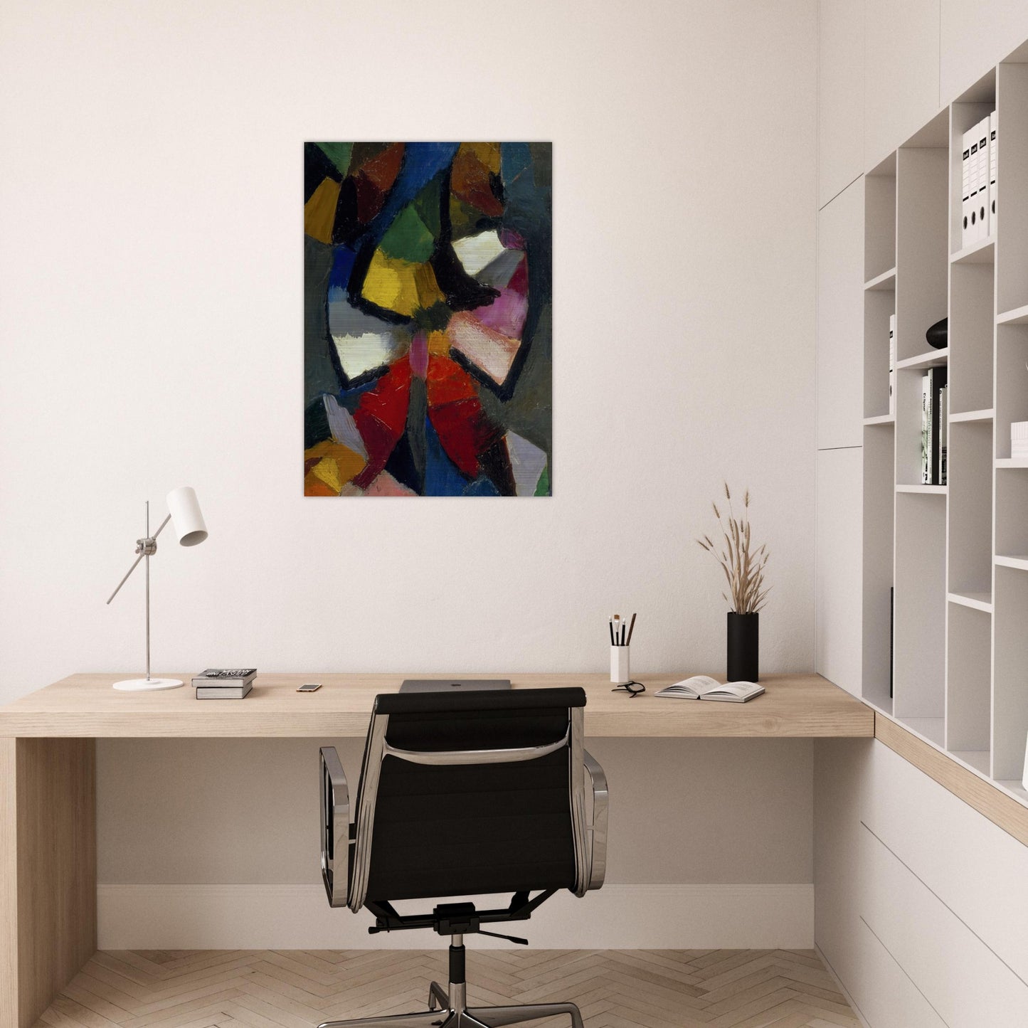 Synchromy No. 6 - 1914 - Morgan Russell Brushed Aluminum Print - 70x100 cm / 28x40 inches | Morgan Russell Aluminum Print | Morgan Russell Prints