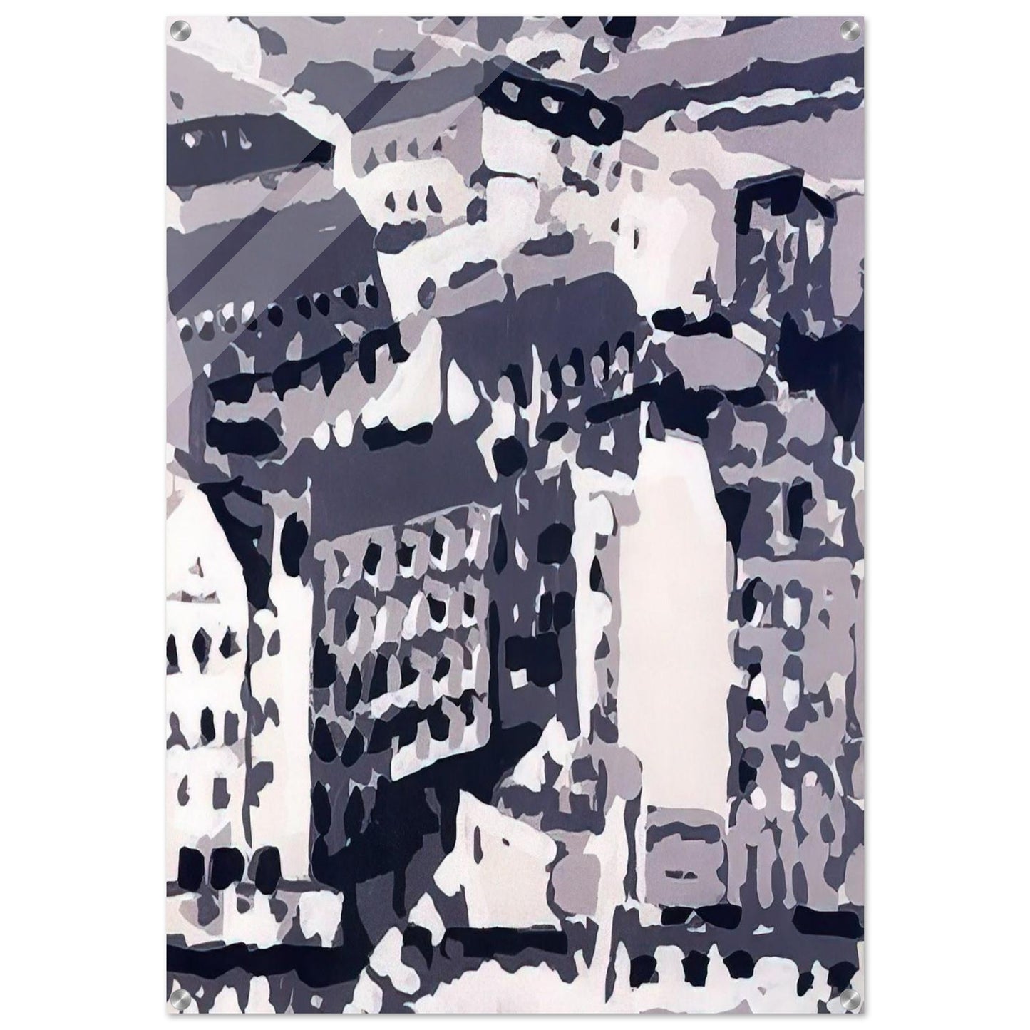 TOWNSCAPE 1969 2 - Gerhard Richter Acrylic Print - 70x100 cm / 28x40″ inches