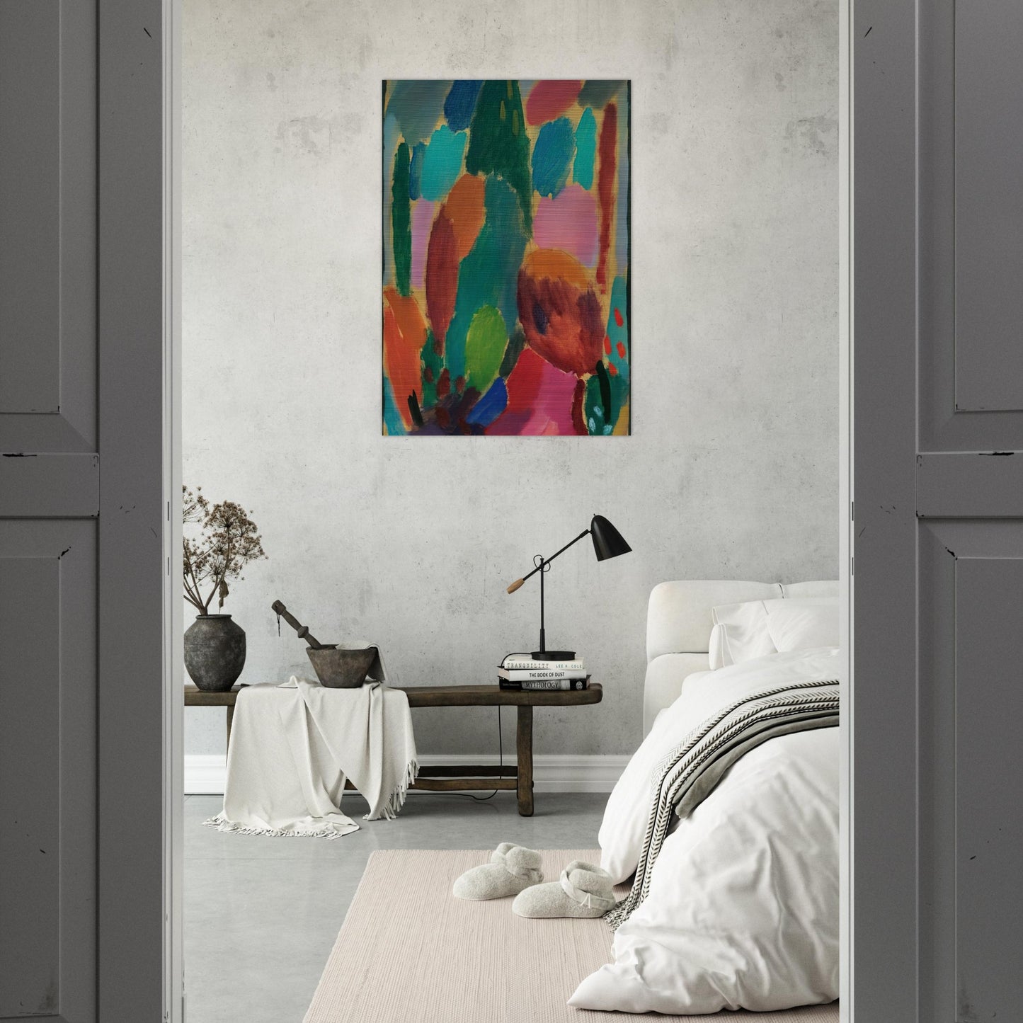 VARIATION Z RTLICHKEITEN 1917 - Alexej von Jawlensky Brushed Aluminum Print - 70x100 cm / 28x40 inches | Alexej von Jawlensky Aluminum Print | Alexej von Jawlensky Prints