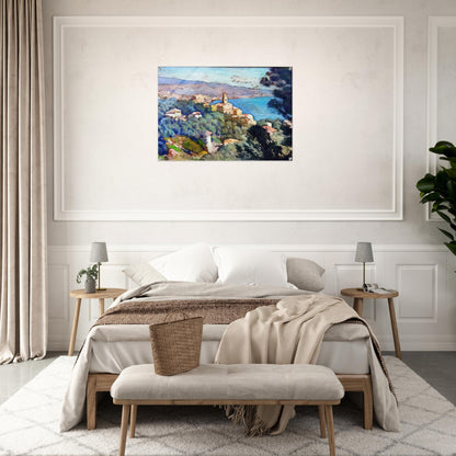MORTULA AT GRIMALDI - Theo van Rysselberghe Acrylic Print - 70x100 cm / 28x40″ inches