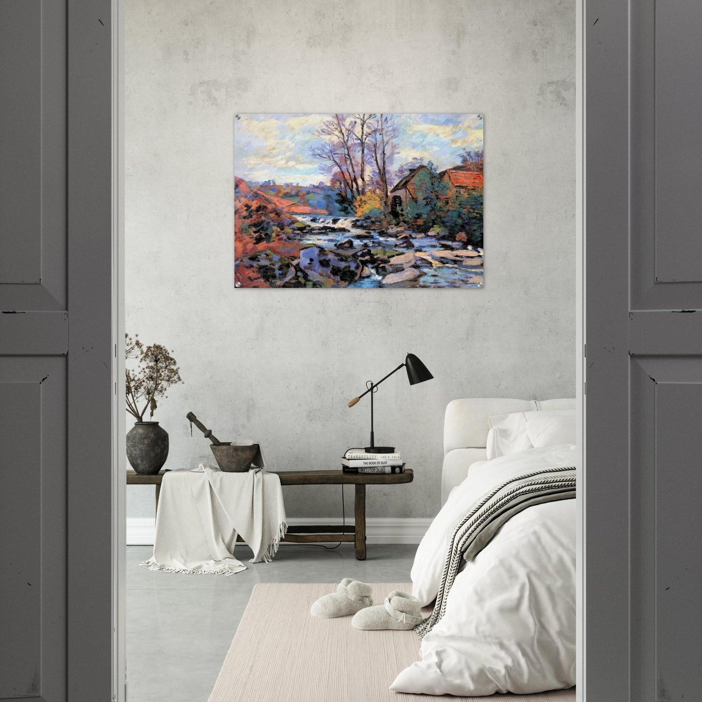 Moulin Bouchardon, Crozant - 1895 - Armand Guillaumin Acrylic Print - 70x100 cm / 28x40″ inches