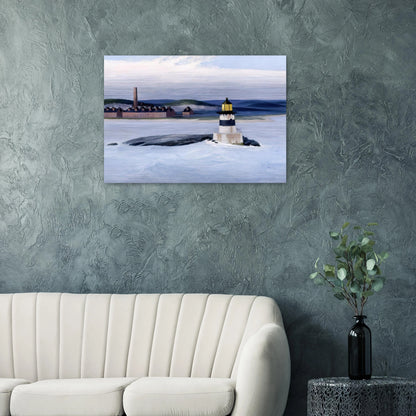 Five A.M. - Edward Hopper Brushed Aluminum Print - 70x100 cm / 28x40 inches | Edward Hopper Aluminum Print | Edward Hopper Prints