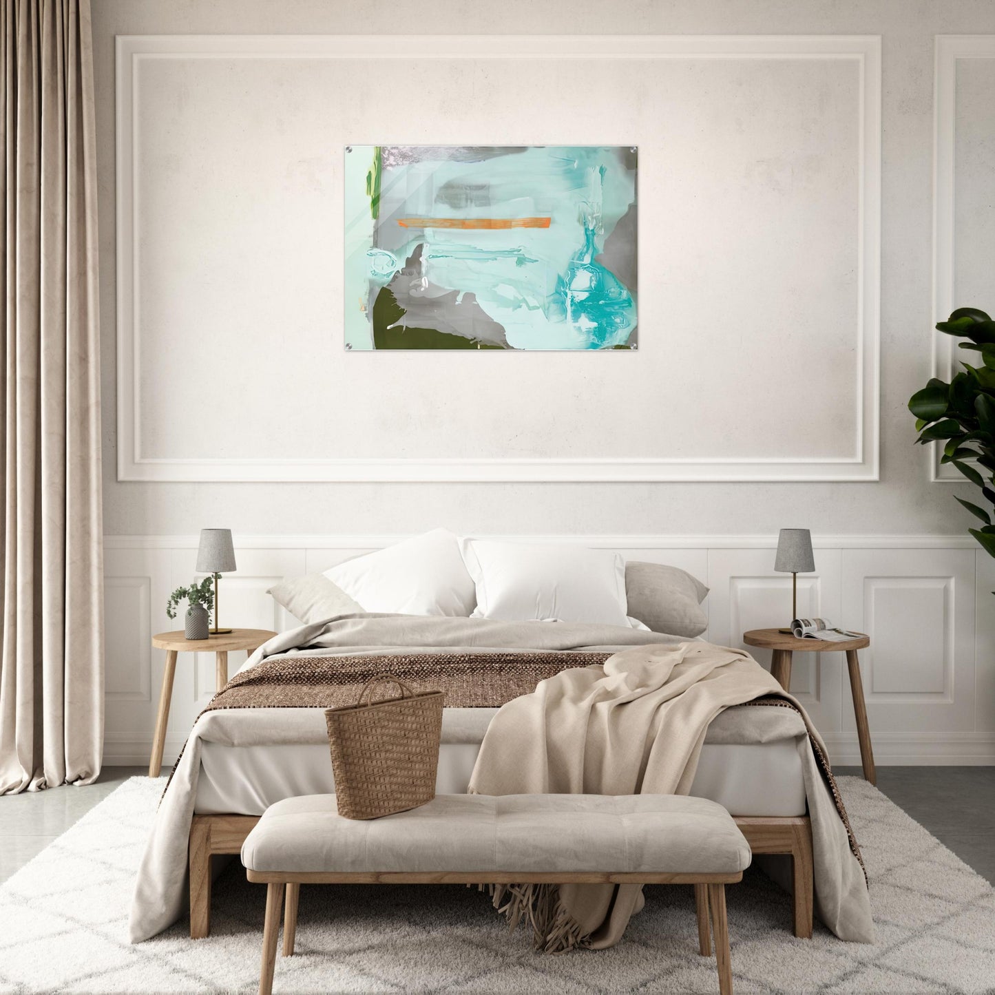 Poseidon, 1990- - Helen Frankenthaler Acrylic Print - 70x100 cm / 28x40″ inches | Helen Frankenthaler Wall Art | Helen Frankenthaler Prints