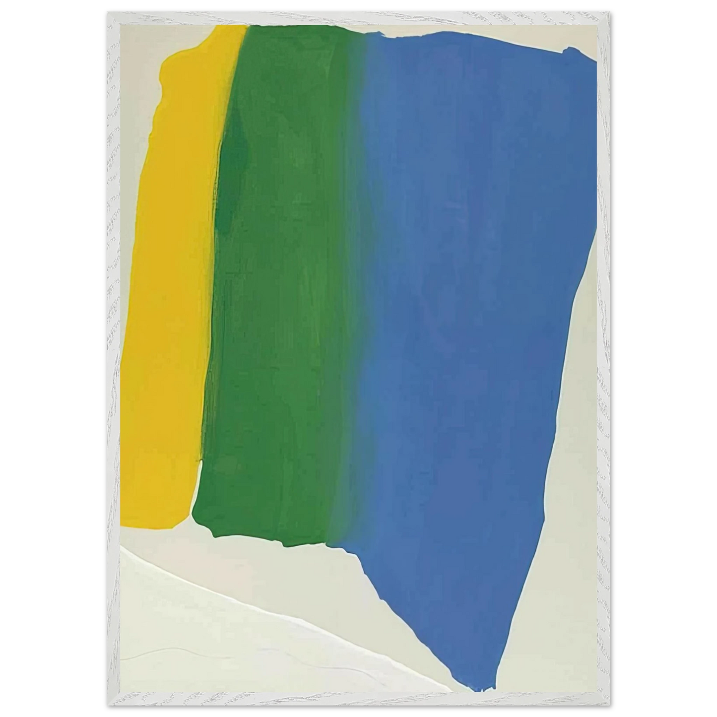 Helen Frankenthaler - Summer Insignia - 1969 Wall art - 30x40 cm / 12x16 inches - Premium Wooden Framed Poster With Fine Art Paper-canvas - Wood frame