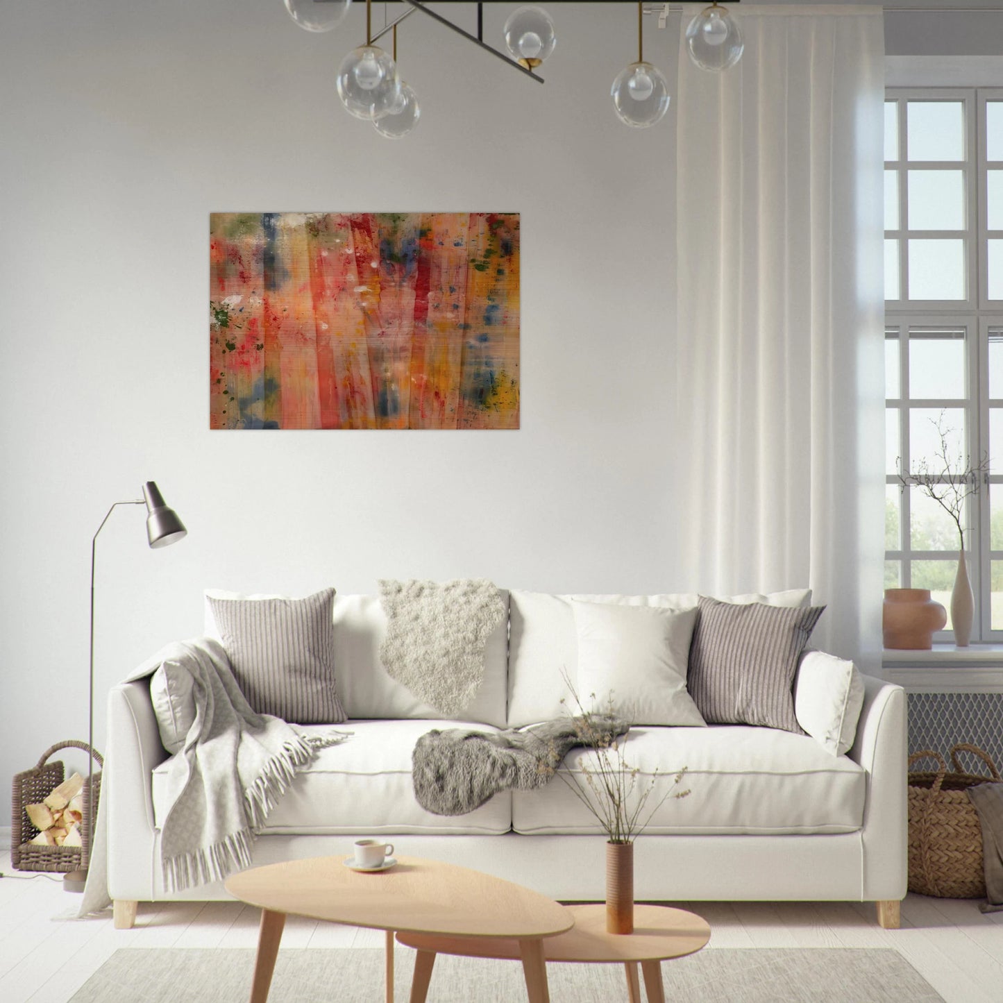 Lady Day II - Sam Gilliam Brushed Aluminum Print - 70x100 cm / 28x40 inches | Sam Gilliam Aluminum Print | Sam Gilliam Prints